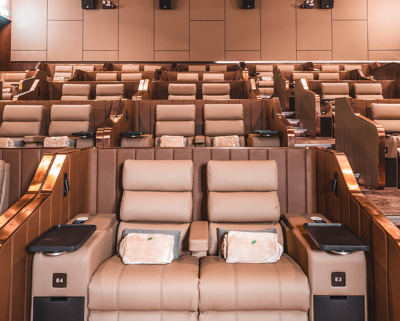 Aurum Theatre Gold Class experience, the Comfort Cabins