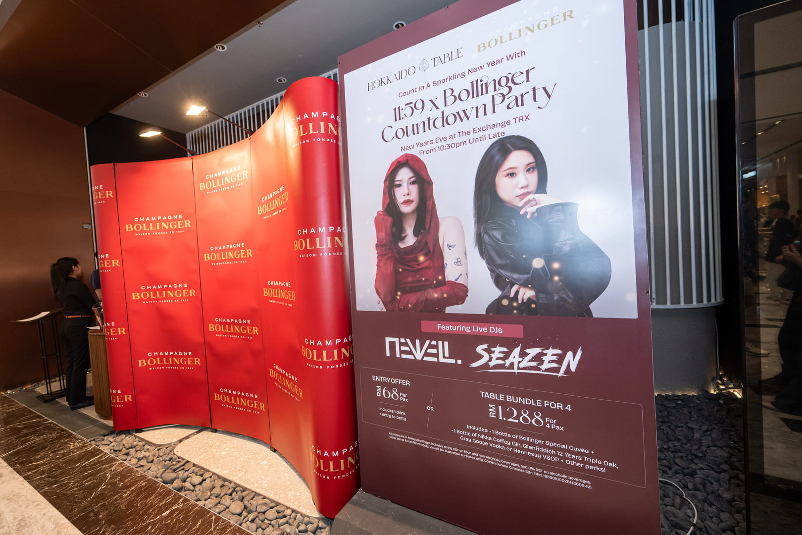 11:59 x Bollinger Countdown Party at Hokkaido Table