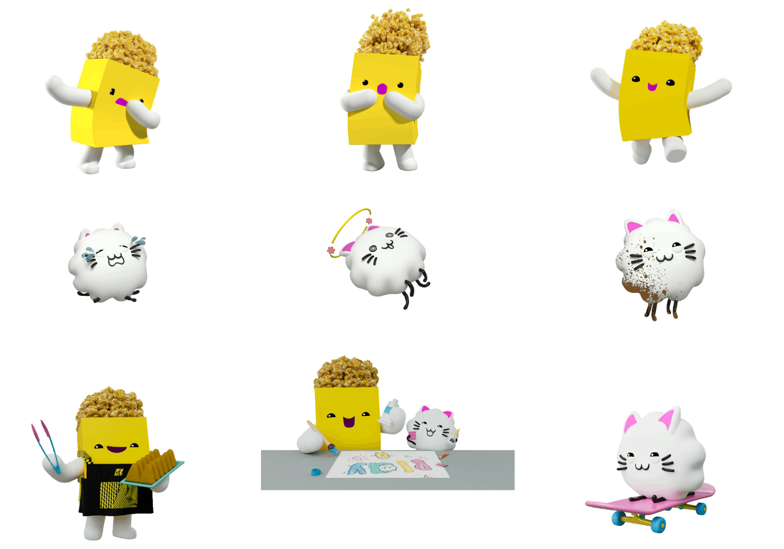 Jesse and Friends WhatsApp Sticker