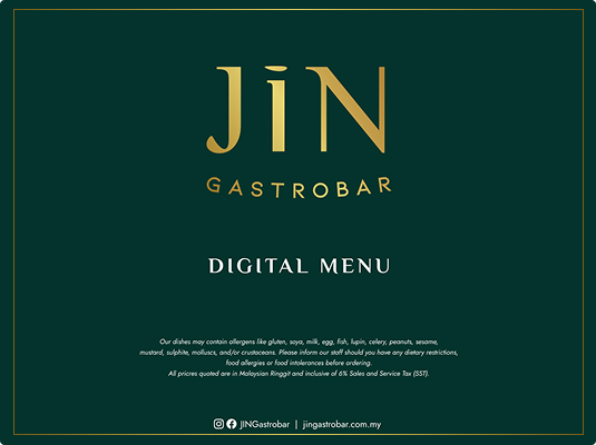 About JIN Gastrobar, Kuala Lumpur