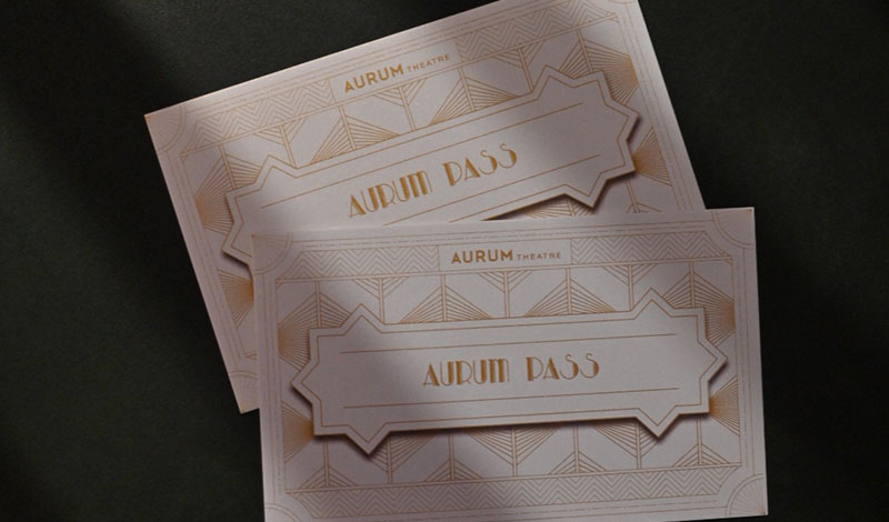 Aurum Theatre Physical Gift Pass