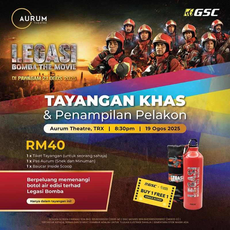 Special Screening + Cast Meet & Greet: Legasi Bomba