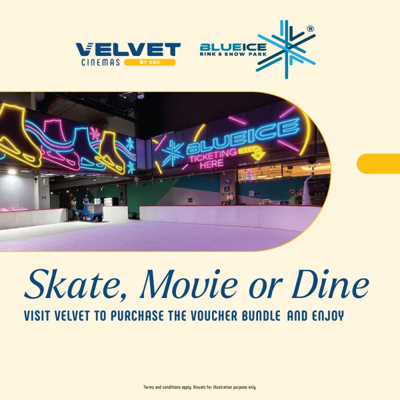 Limited-Time Blue Ice Skating x Velvet Promotion