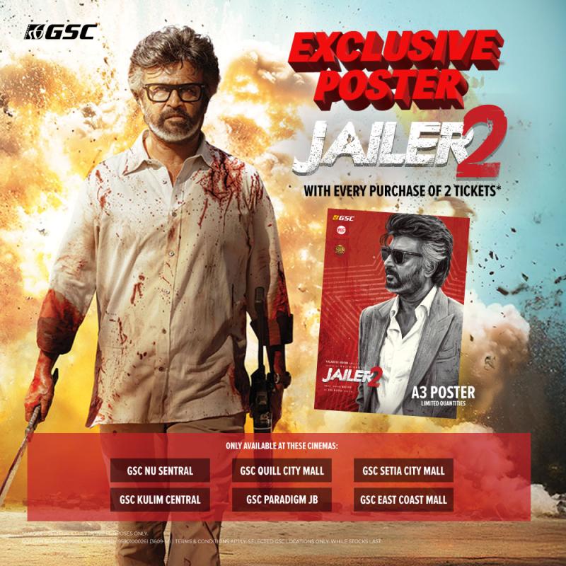 Jailer 2 – Exclusive A3 Poster giveaway   