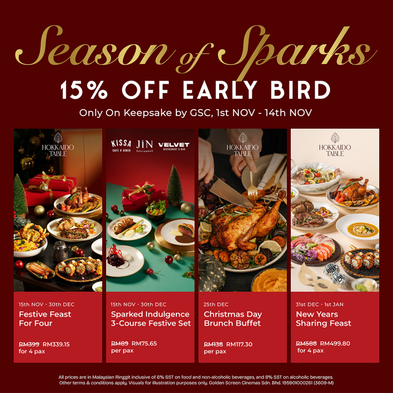Season of Sparks 15% Early Bird