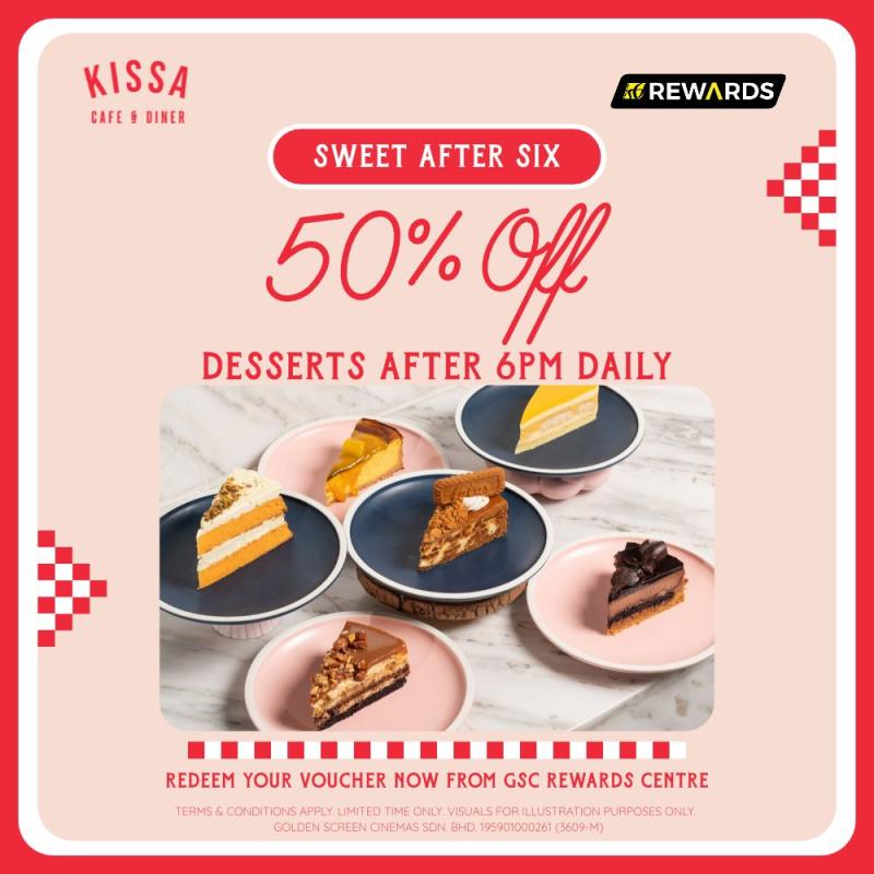 Sweet After Six: Half-Priced Desserts! - Kissa Cafe & Diner