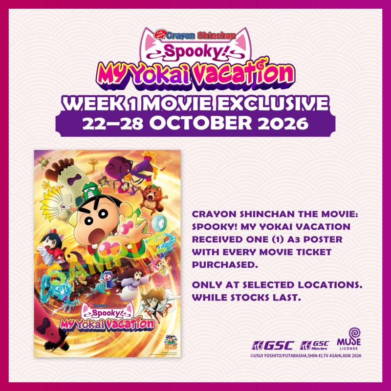 Shin Chan the Movie – Week 1 A3 Poster Redemptio