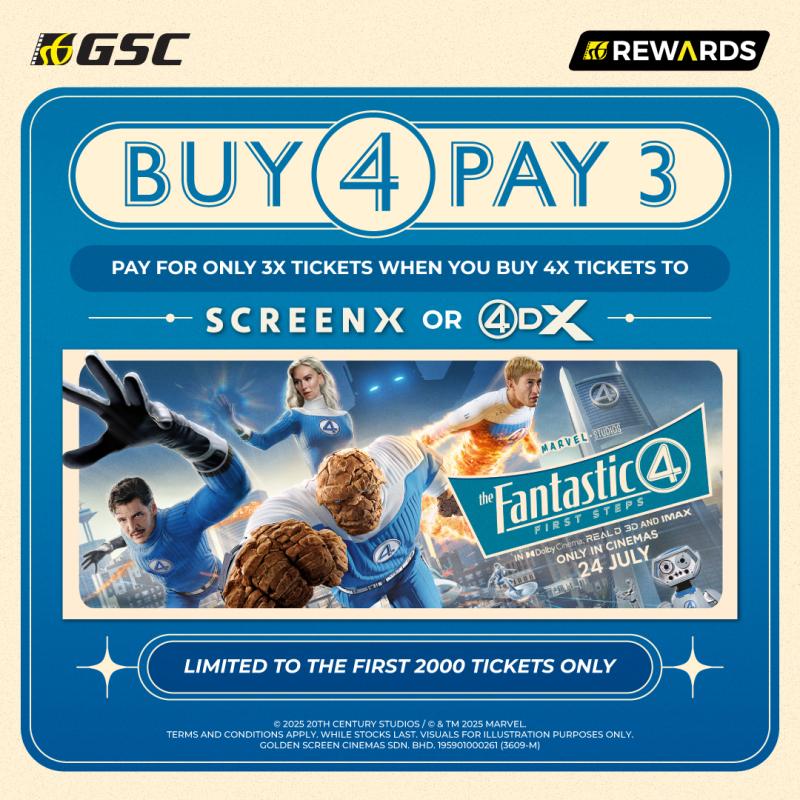 Fantastic 4 ScreenX / 4DX BO Promo