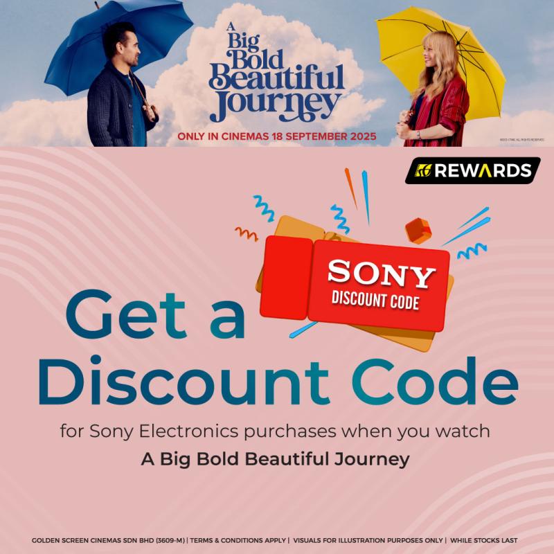 Watch A Big Bold Beautiful Journey & Unlock Sony Discount Code