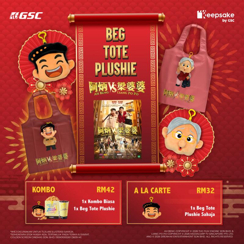 GSC Exclusive Ah Beng Versus Liang Popo Reusable Bag
