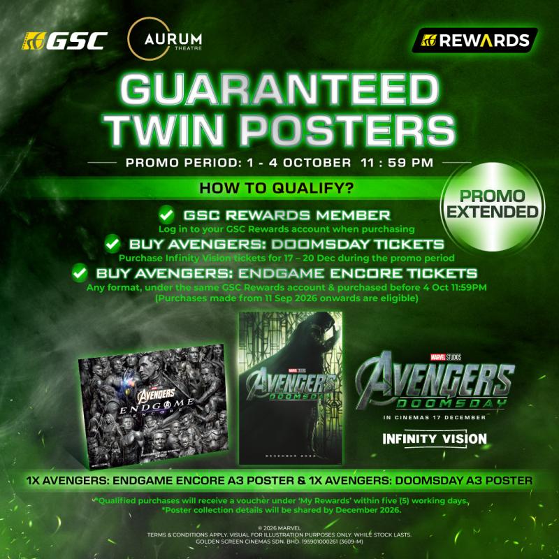 Avengers: Doomsday – Guaranteed Twin Posters Redemption