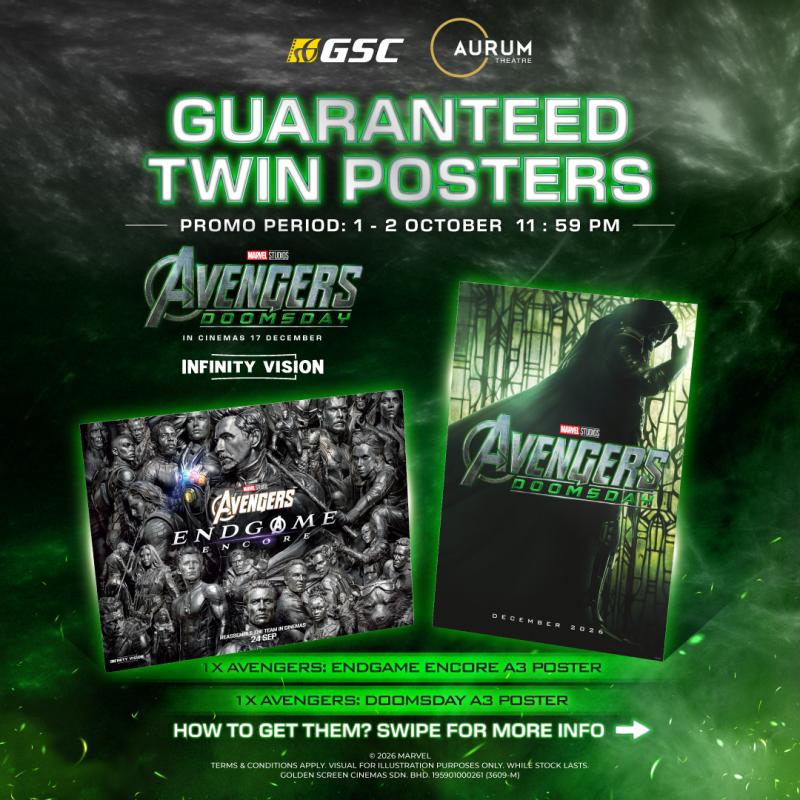 Avengers: Doomsday – Guaranteed Twin Posters Redemption