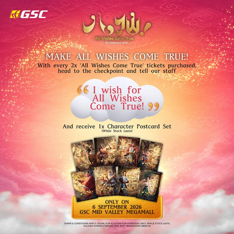 All Wishes Come True – Character Postcard Set Redemption 
