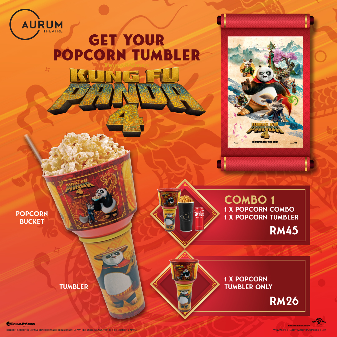 Get your Kung Fu Panda 4 Popcorn-Tumbler now