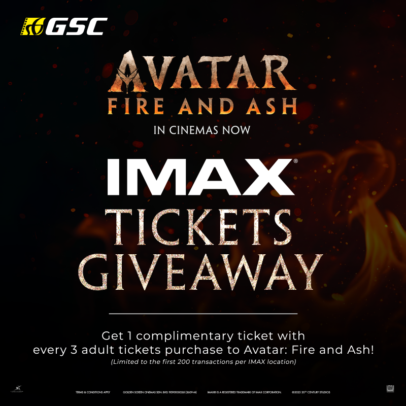 IMAX Tickets Giveaway to Avatar: Fire and Ash 