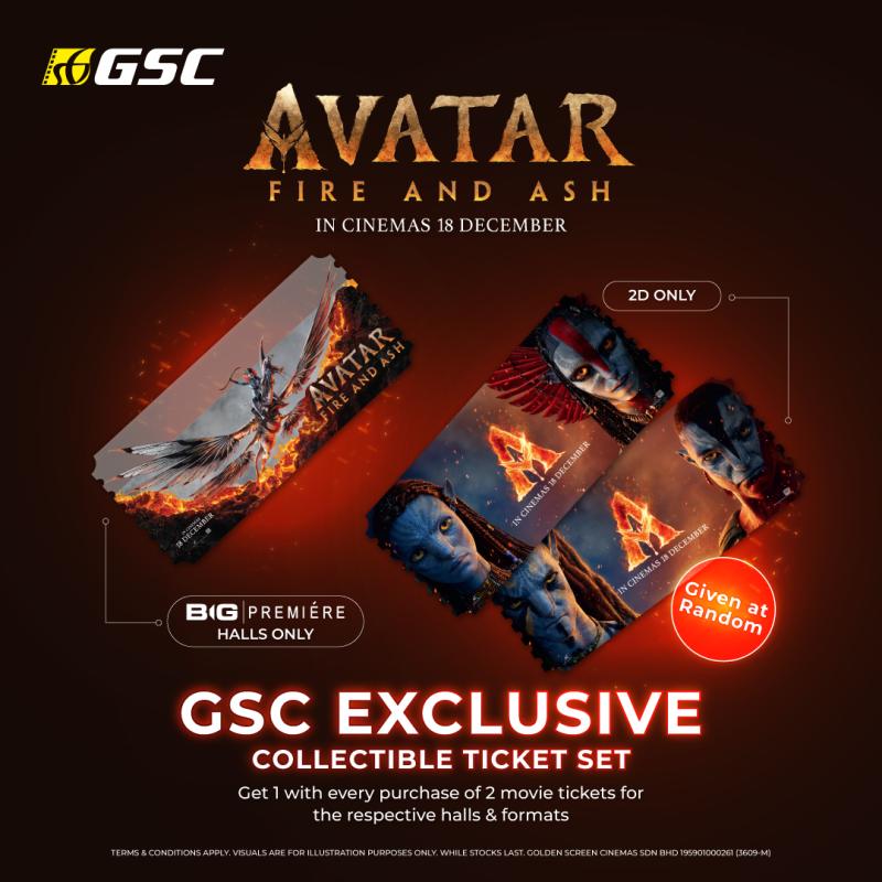AVATAR: FIRE AND ASH COLLECTIBLE TICKET BO