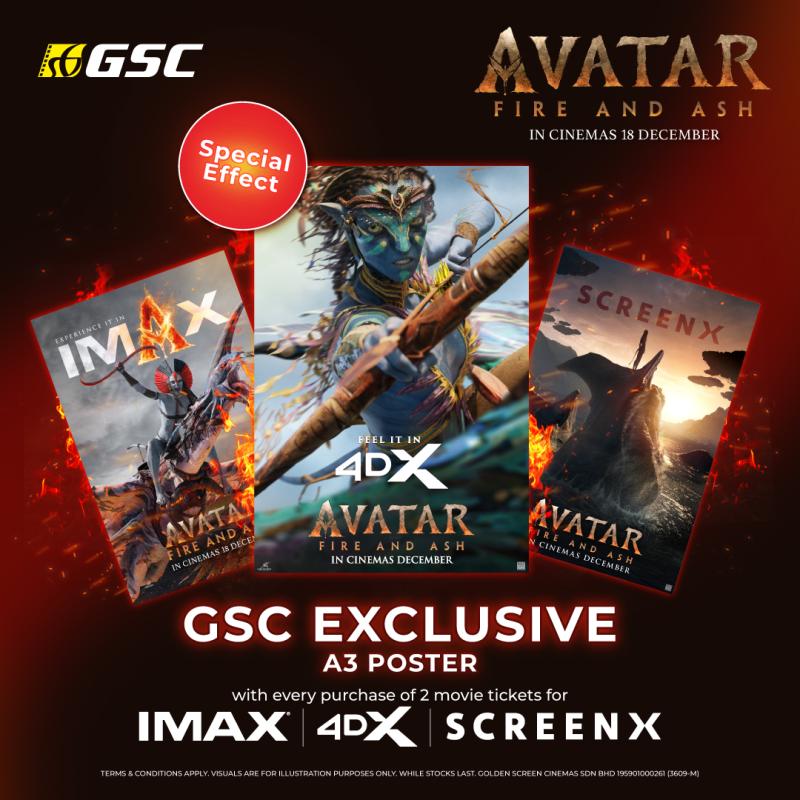 AVATAR: FIRE AND ASH IMAX, 4DX & SCREENX BO