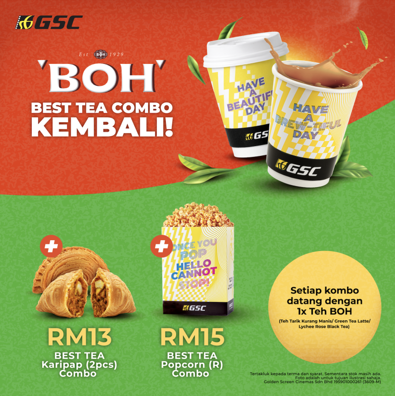 BOH Best Tea Combo Kembali!