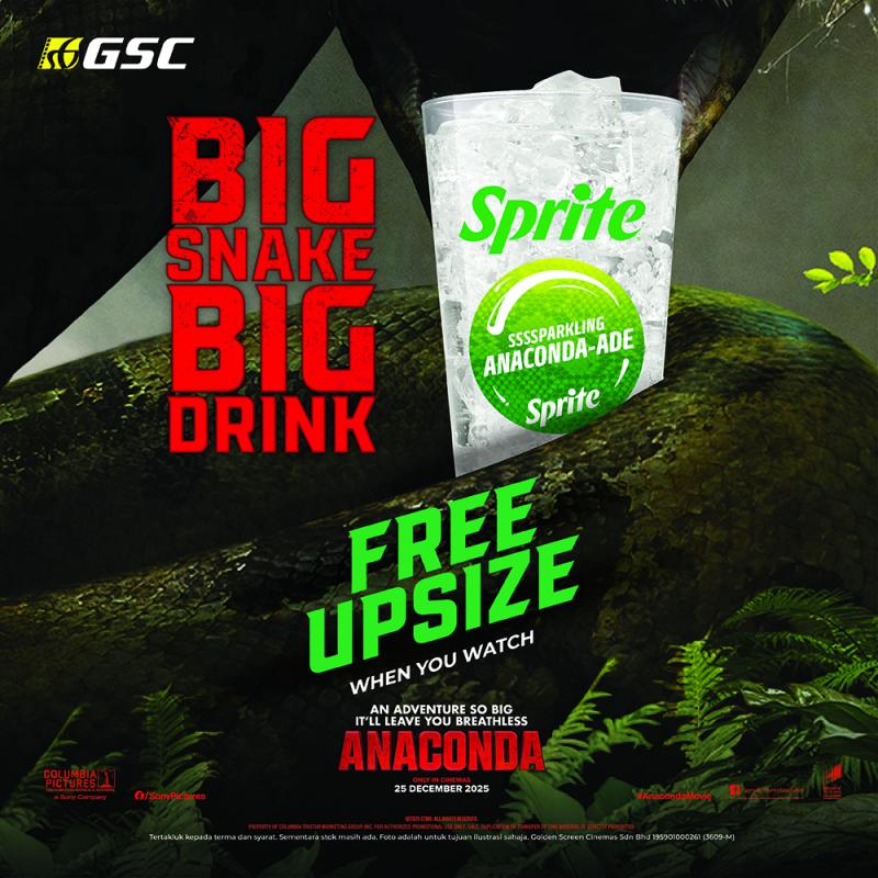 Free Upsize When You Watch Anaconda