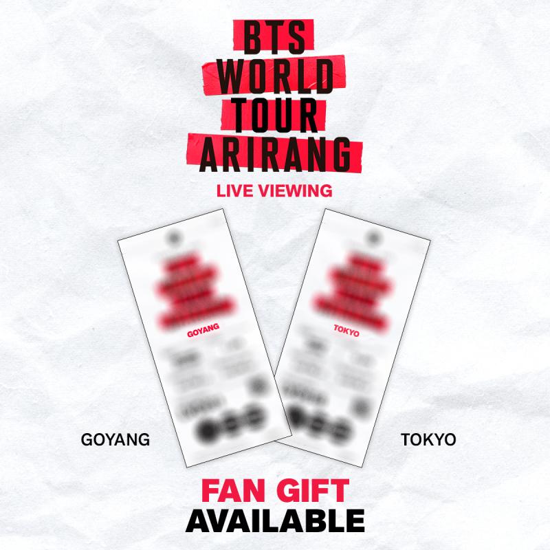BTS WORLD TOUR 'ARIRANG' LIVE VIEWING IN GOYANG & TOKYO