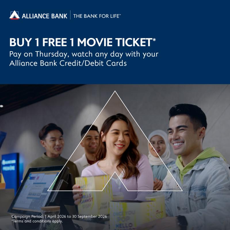 Buy 1 Free 1 Every Thursday with Alliance Bank