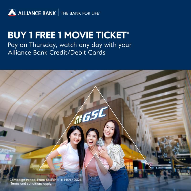 Buy 1 Free 1 Every Thursday with Alliance Bank