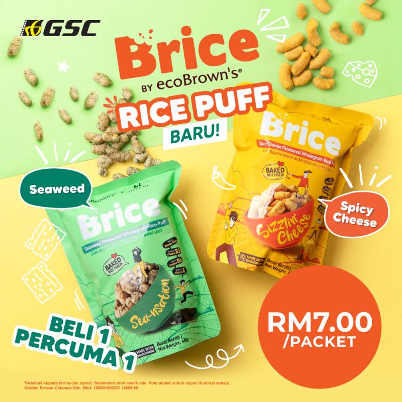 Buy 1 Free 1 Brice Rice Puff