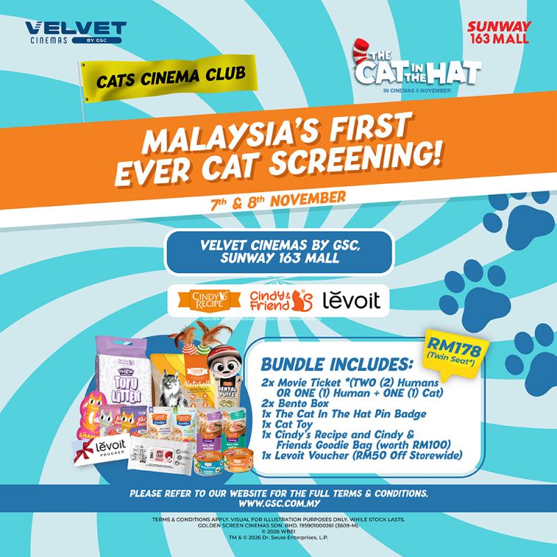 Cats Cinema Club – The Cat In The Hat