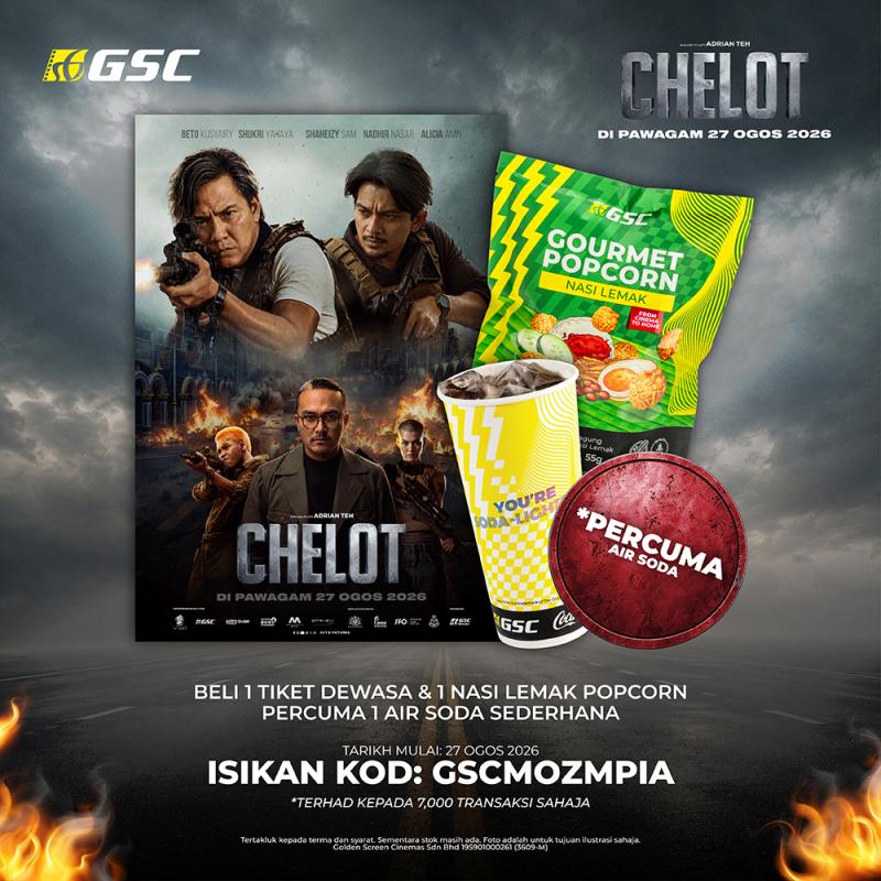 Chelot Beli 2 Percuma 1 Air Soda