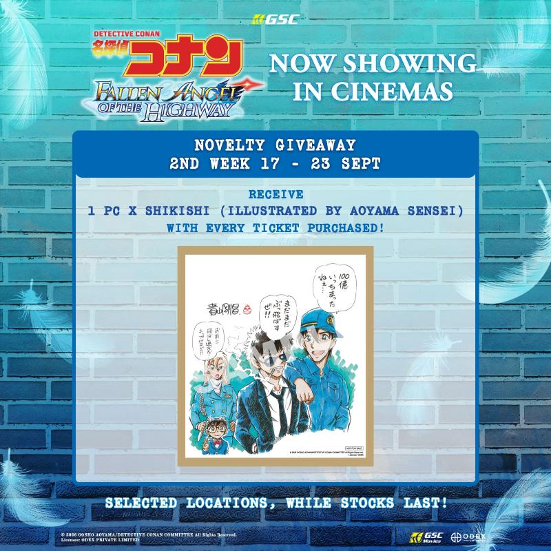 Detective Conan the Movie – Shikishi (Illustrated by Aoyama Sensei) Redemption