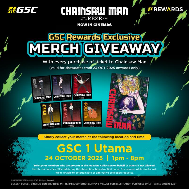 GSC Rewards Exclusive: Chainsaw Man Merch Giveaway