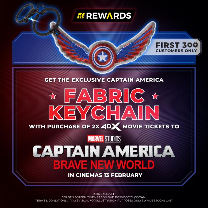 Captain America: Brave New World Keychain Redemption 