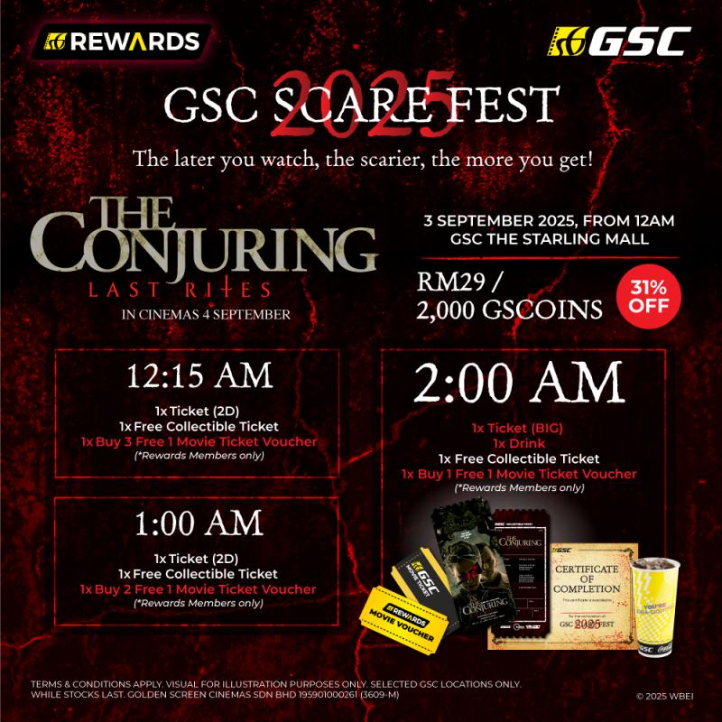 GSC SCAREFEST 2025: The Conjuring: Last Rites Special Screening