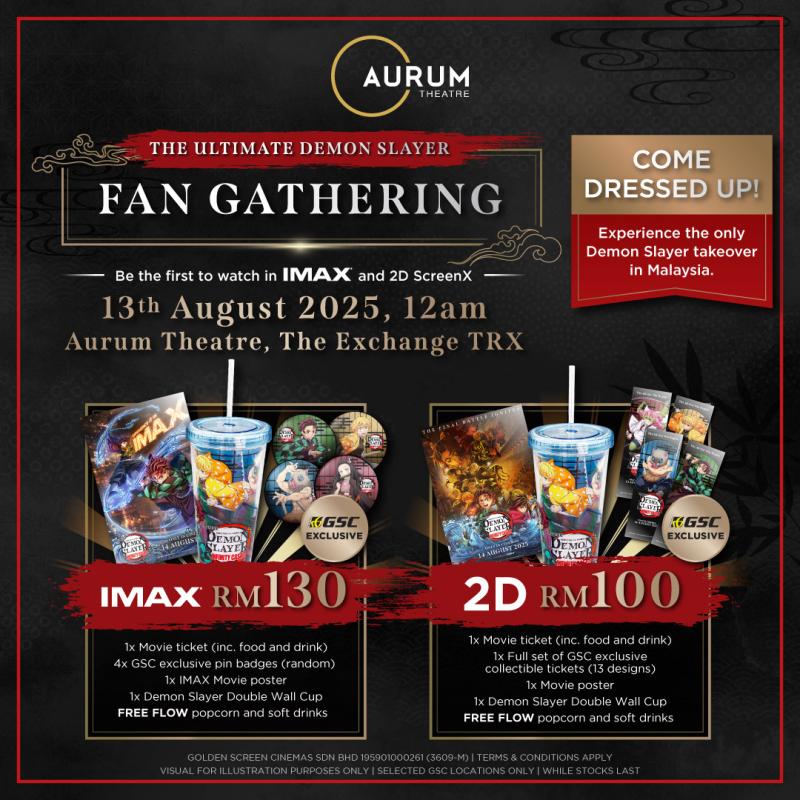 Demon Slayer: Infinity Ultimate Fan Gathering at Aurum Theatre, The Exchange TRX