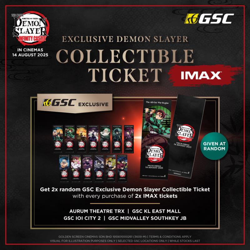 Demon Slayer: Infinity Castle IMAX BO Promo Collectible Ticket Redemption
