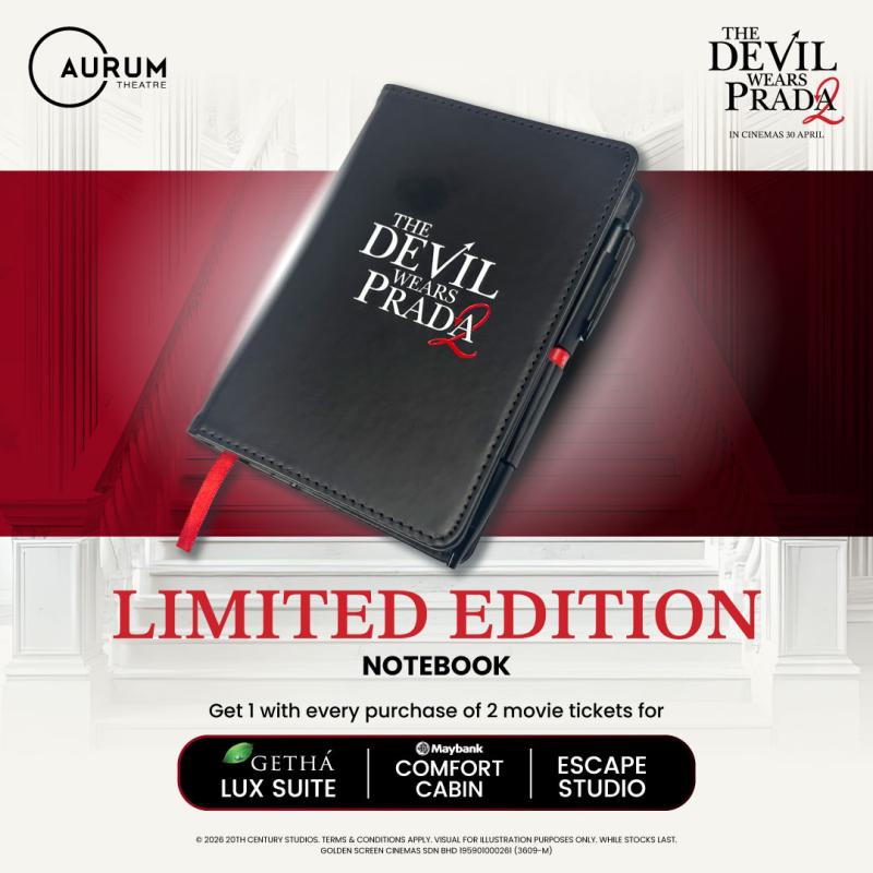 The Devil Wears Prada 2 Limited-Edition Notebook Redemption at Aurum