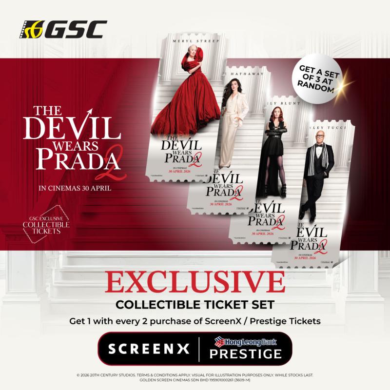 The Devil Wears Prada 2: SCREENX & Prestige Promo – Collectible Ticket Set Redemption