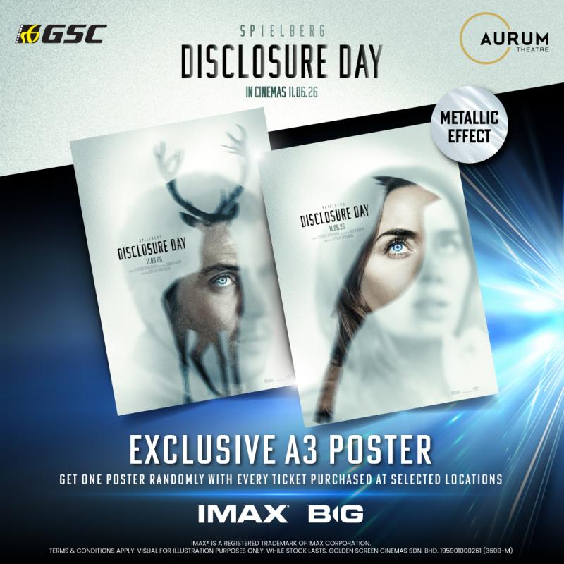 THE DISCLOSURE DAY A3 POSTERS GIVEAWAY