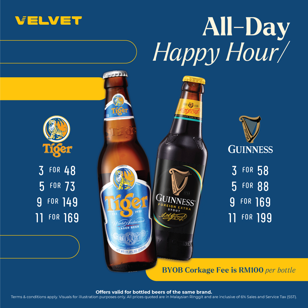 All Day Beer Happy Hour Velvet Cinemas Promotion 