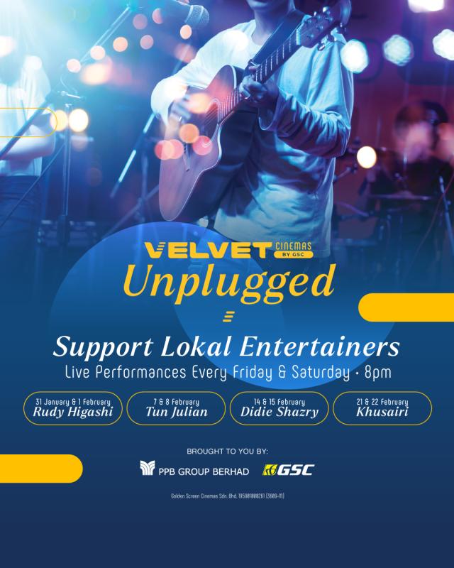 Velvet Unplugged's Feb line-up