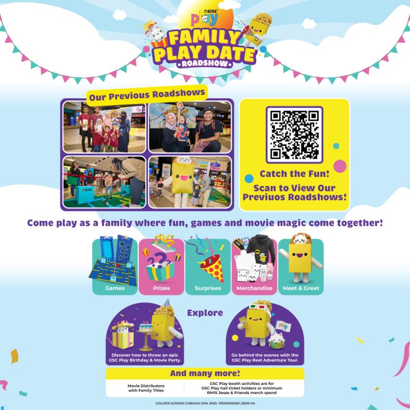 The GSC Family Play Date Roadshow is Back!