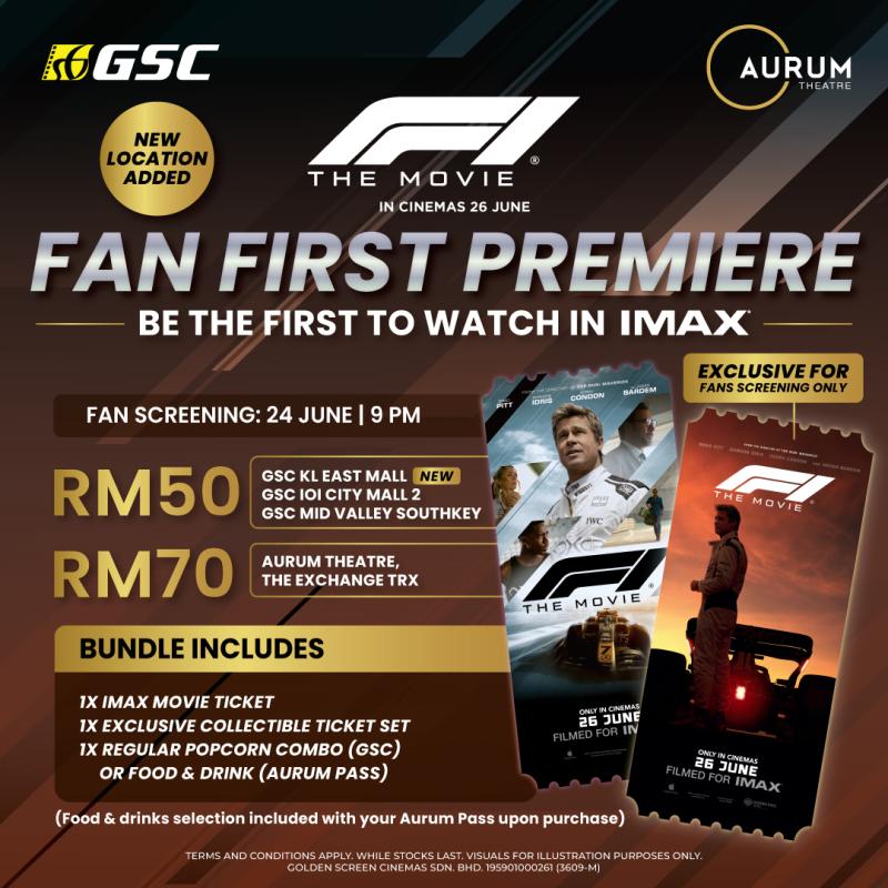 Fan Premiere Screening: F1 Movie