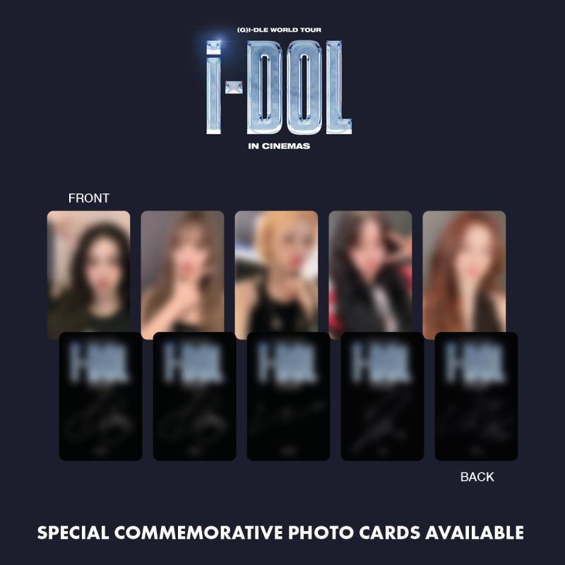 (G)I-DLE: WORLD TOUR [iDOL] IN CINEMAS Postcard and Photocard Redemption 