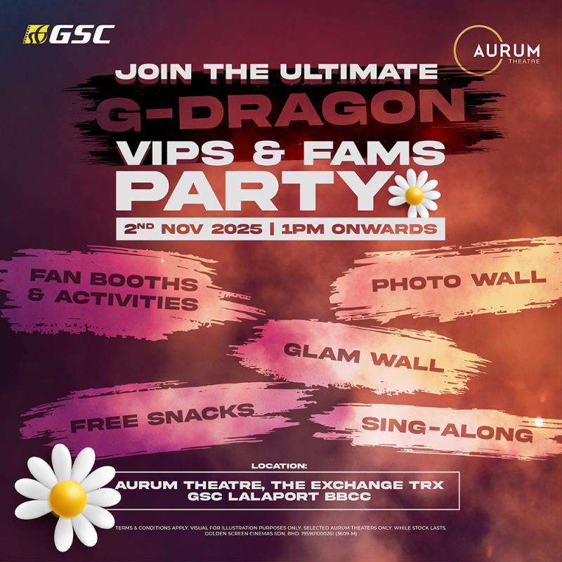 G-DRAGON IN CINEMA: ÜBERMENSCH (KOR) Fan Party