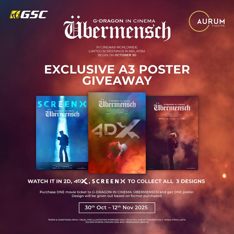 G-DRAGON IN CINEMA: ÜBERMENSCH MOVIE POSTER PROMO