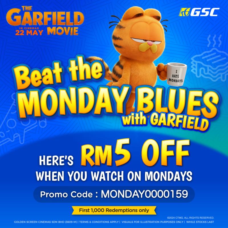 The Garfield Movie Monday Blues Promo 