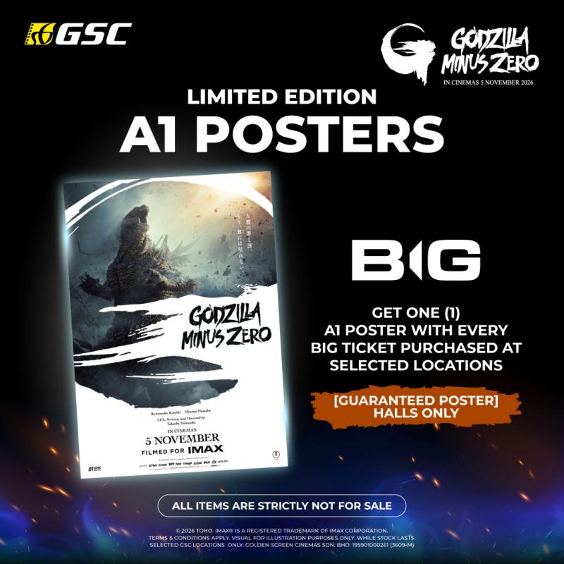 GODZILLA MINUS ZERO – A1 Poster Redemption