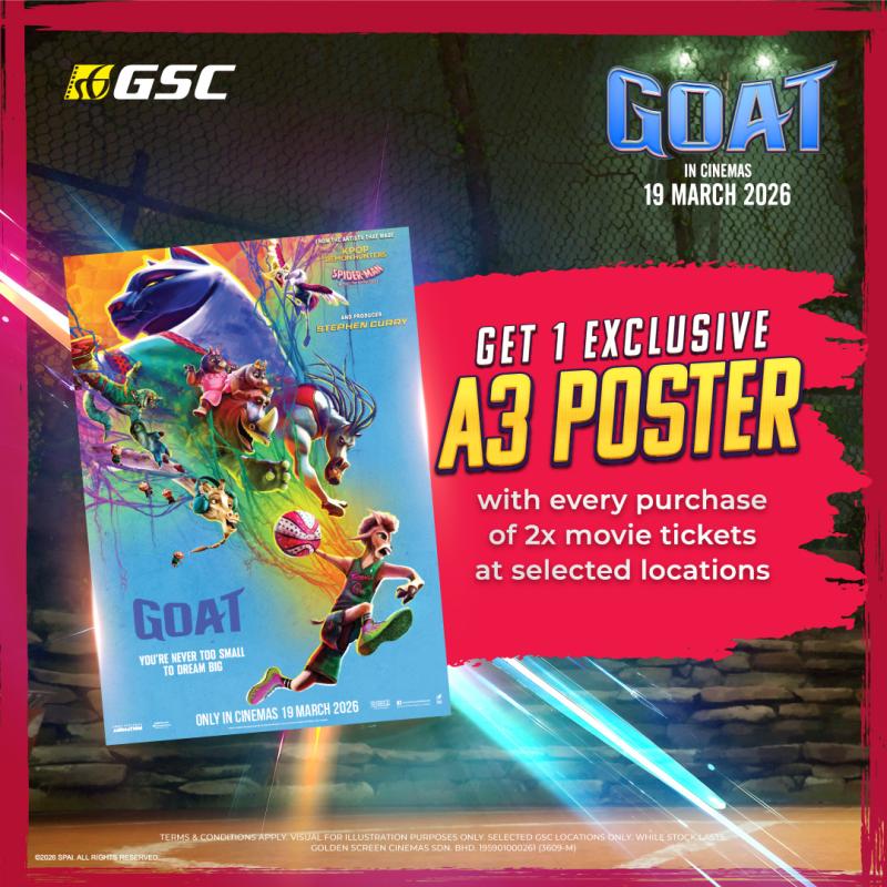 GOAT Exclusive A3 Poster Giveaway