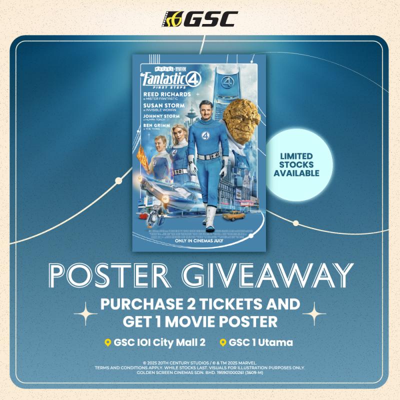 Fantastic 4: First Steps BO Promo Poster Redemption