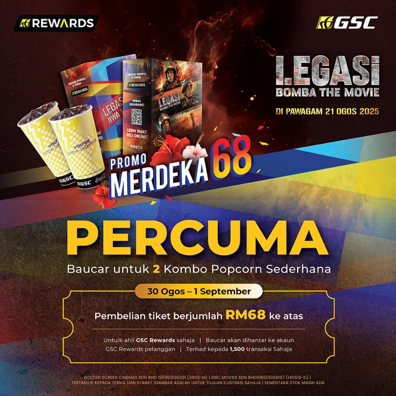 Legasi Bomba Merdeka Weekend Promo